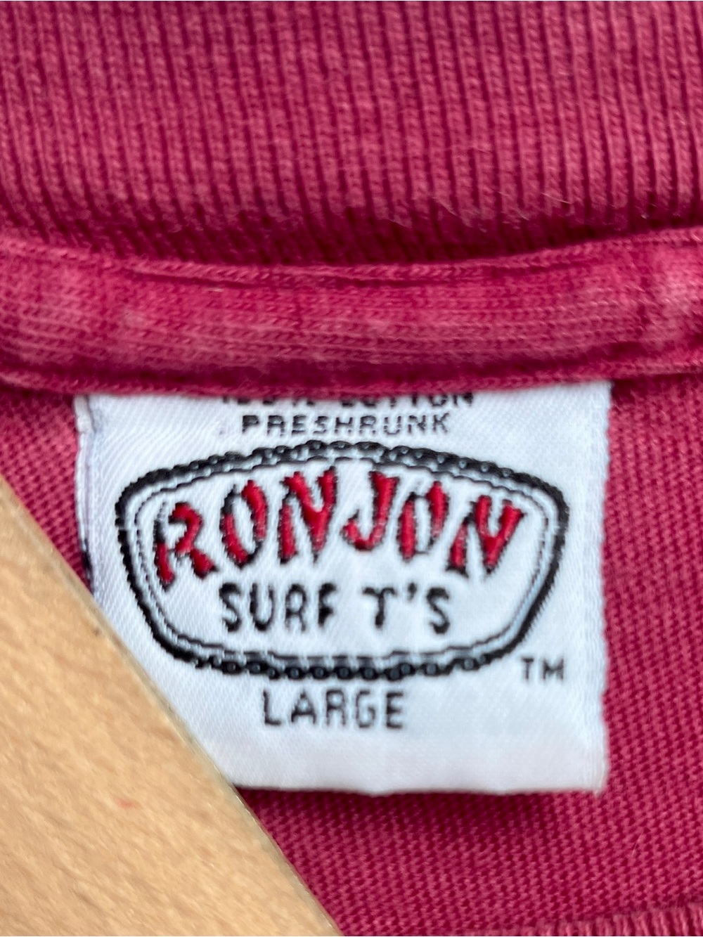 Ron Jon Surf Shop Tropical Parrot VINTAGE 1989! Graphic s/s Tee - Red/multi L - Picture 3 of 8